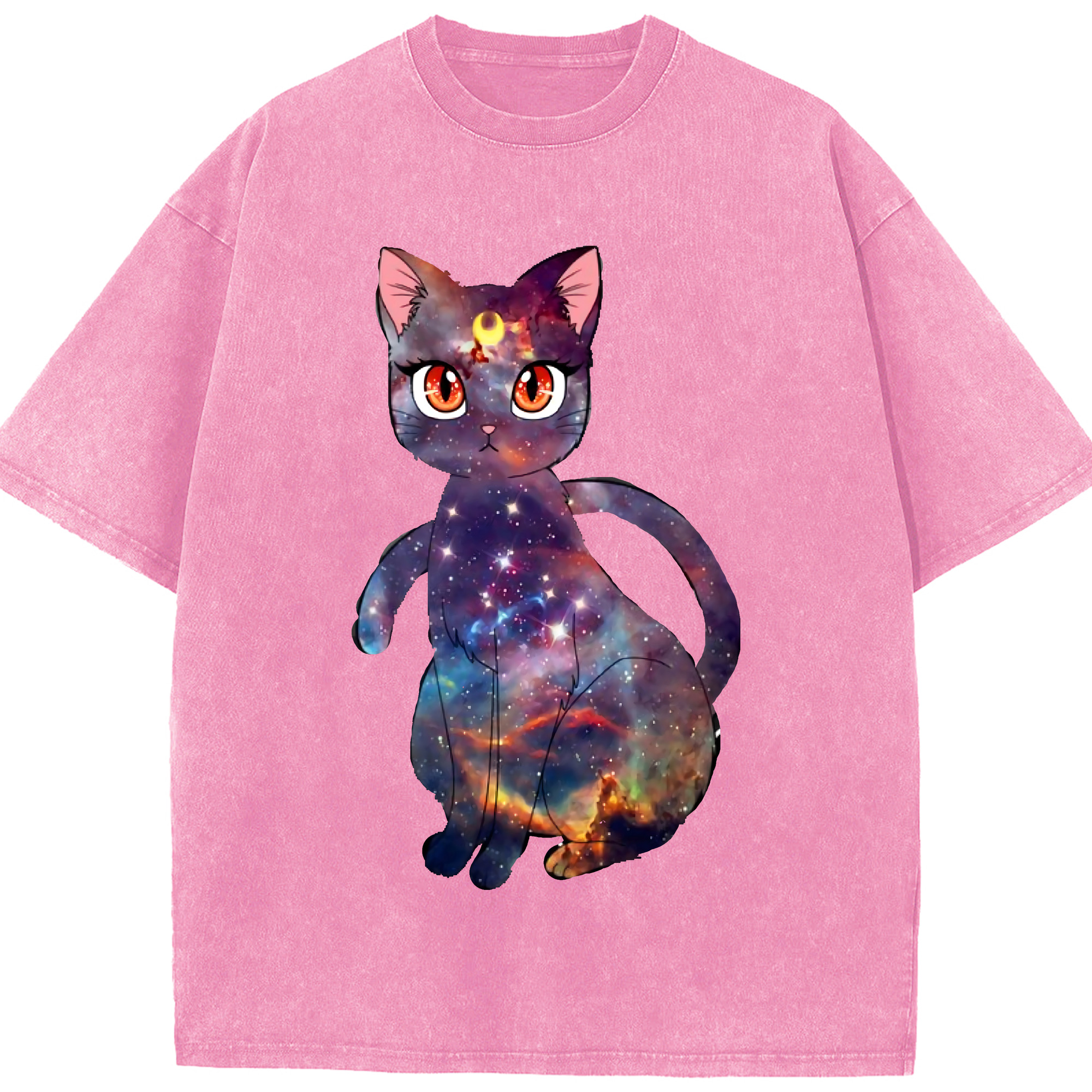 （画像用） 美少女戦士セーラームーン Sailor Moon 綿100% ヴィンテージ風 半袖Tシャツ（フロントプリント）